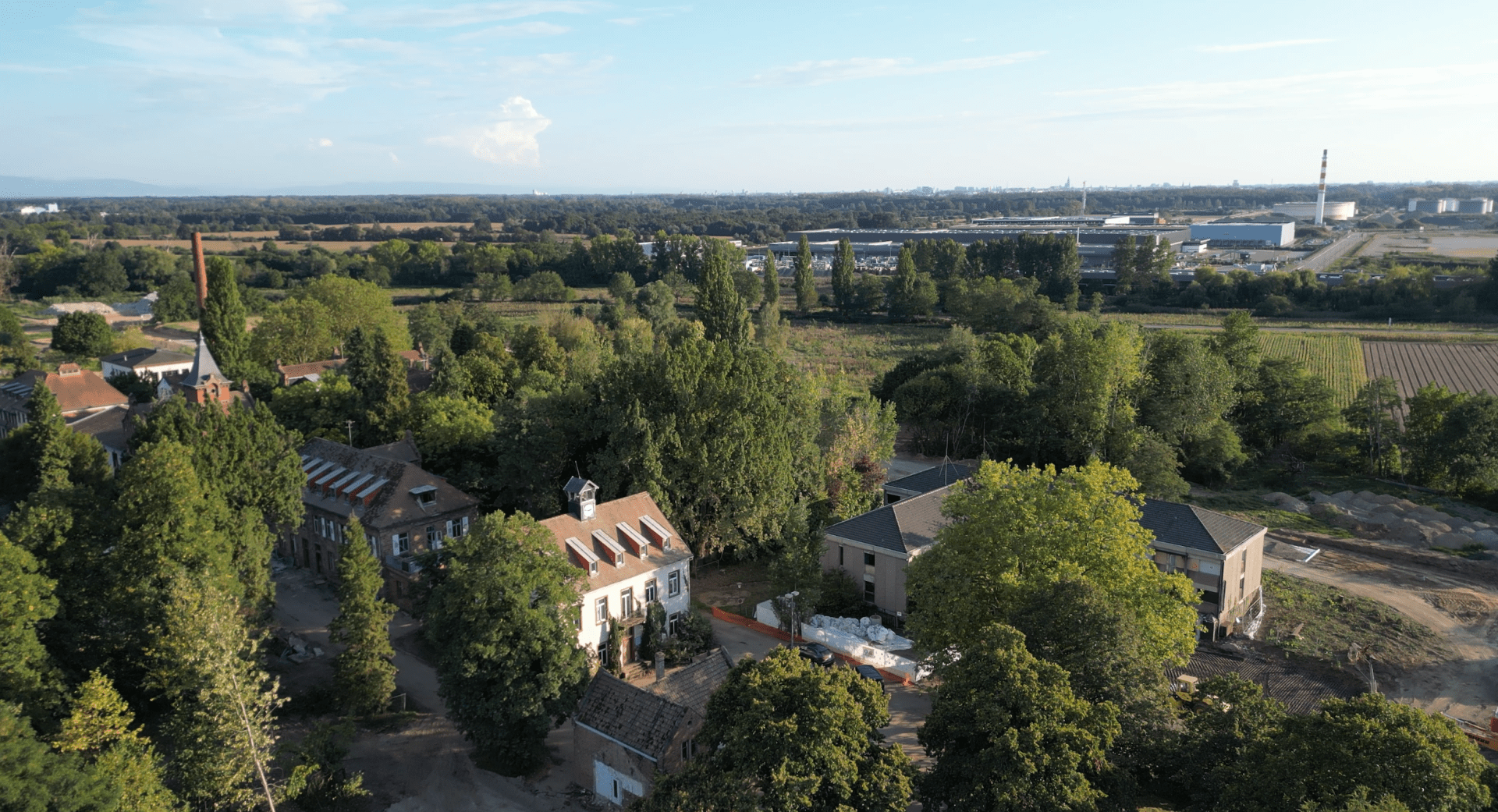 Vue de l&#039;EcoParc de la Basse-Zorn à Hœrdt