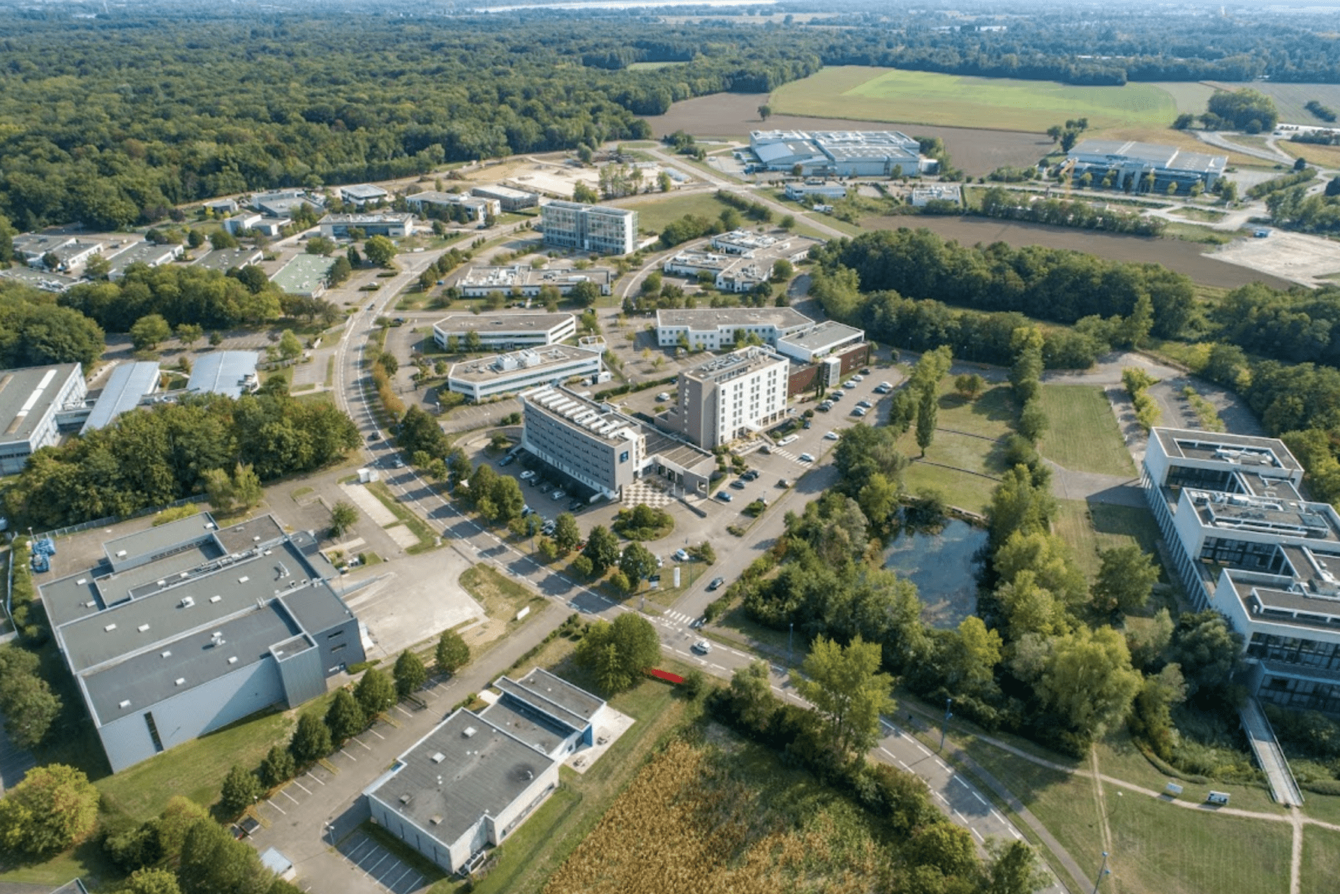 Vue d&#039;ensemble du Parc d&#039;Innovation d&#039;Illkirch-Graffenstaden